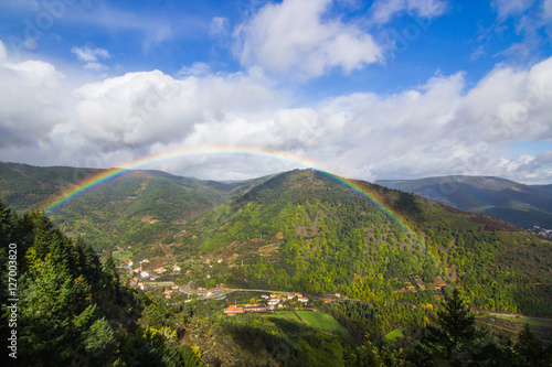 Arco-íris em Manteigas, Serra da Estrela photo