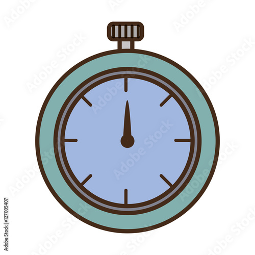 chronometer watch isolated icon vector illustration design