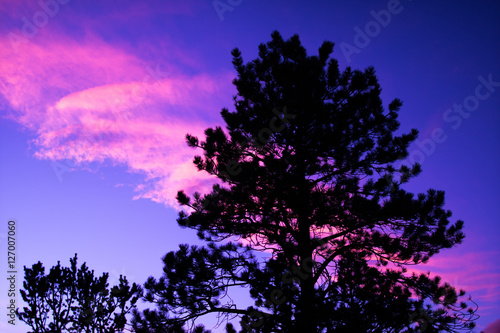 Sunset over Rocky Mountain National Park