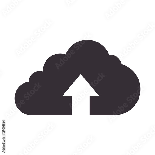 cloud computing isolated icon vector illustration design