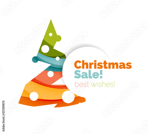 Christmas and New Year promotion banner design