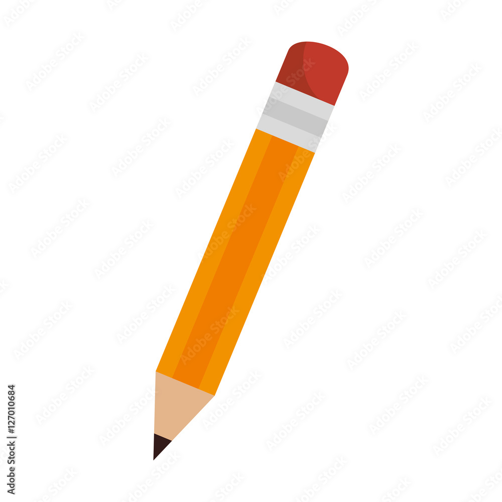 pencil school supply isolated icon vector illustration design pencil school supply isolated icon vector illustration design