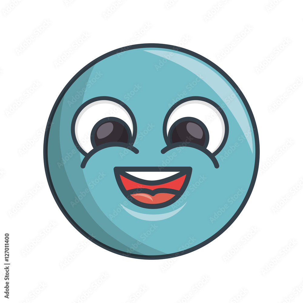 face circle emoticon kawaii style vector illustration design face circle emoticon kawaii style vector illustration design