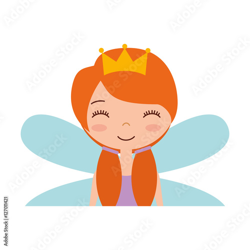 cute Fairy Godmother character vector illustration design