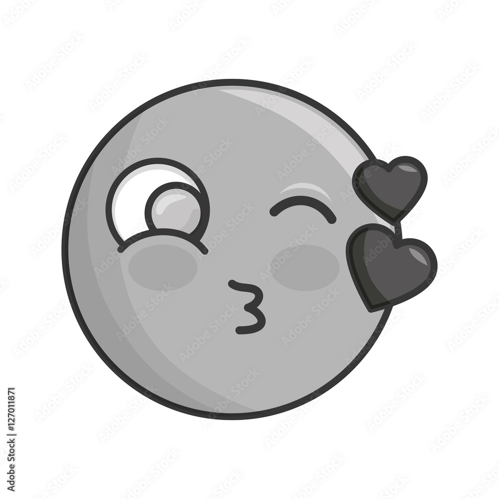 face circle emoticon kawaii style vector illustration design face circle emoticon kawaii style vector illustration design