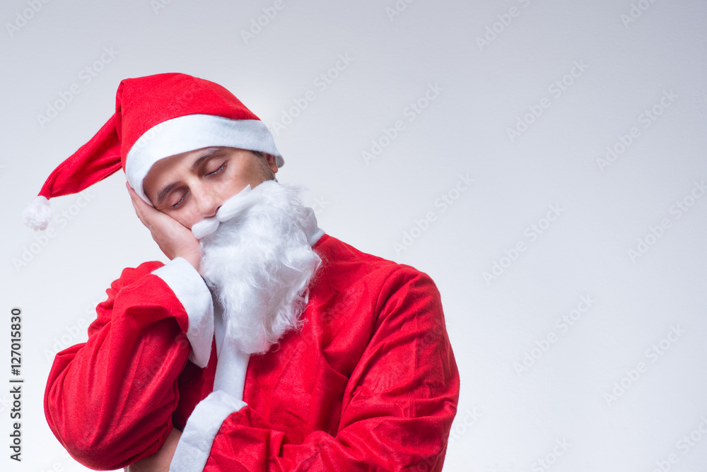 sleeping santa claus sleeping santa claus