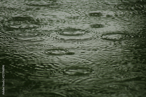 wave lake abstract rain water