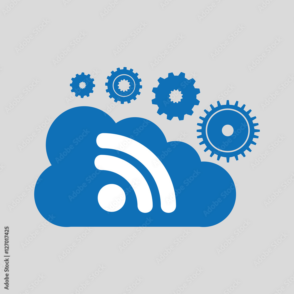 cloud network wifi technology connection design vector illustration eps 10 cloud network wifi technology connection design vector illustration eps 10