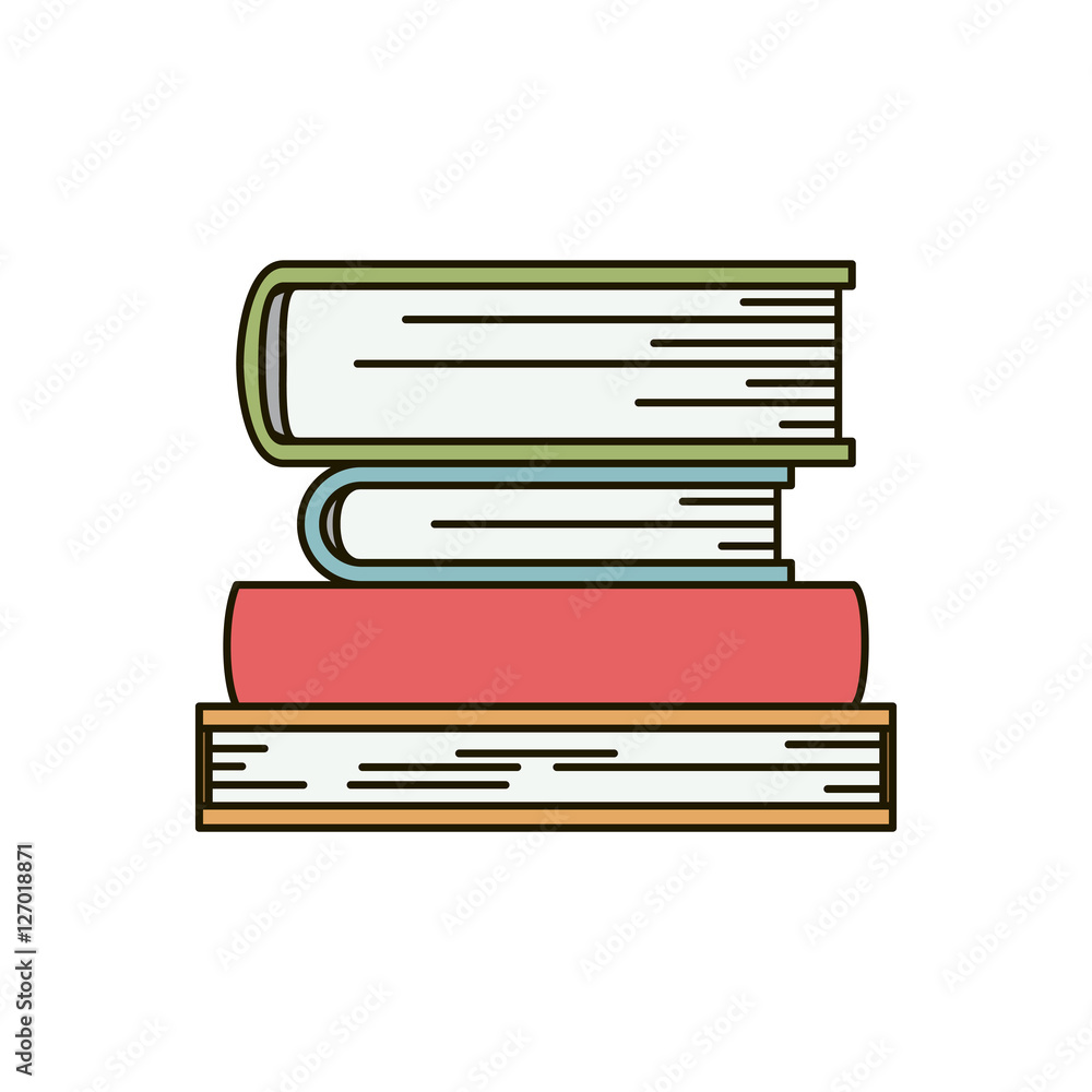 Book object icon. Education literature read and library theme. Isolated design. Vector illustration Book object icon. Education literature read and library theme. Isolated design. Vector illustration