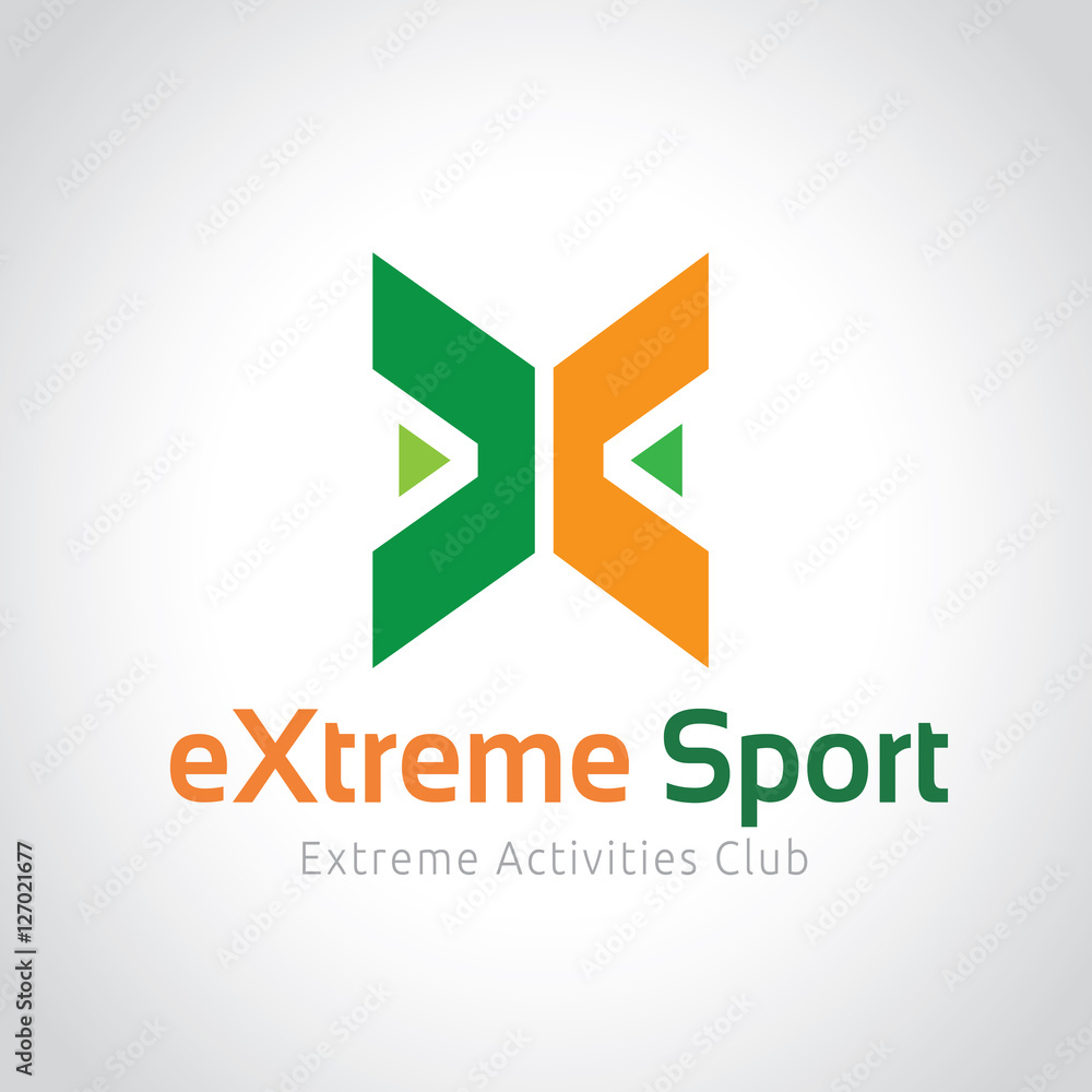 x letter logo template, Sport and automotive logo template. x letter logo template, Sport and automotive logo template.
