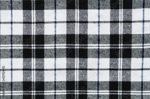 classic checkered tablecloth texture, background with copy space