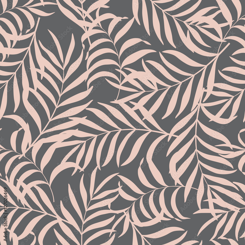 Tropical background with palm leaves Tropical background with palm leaves