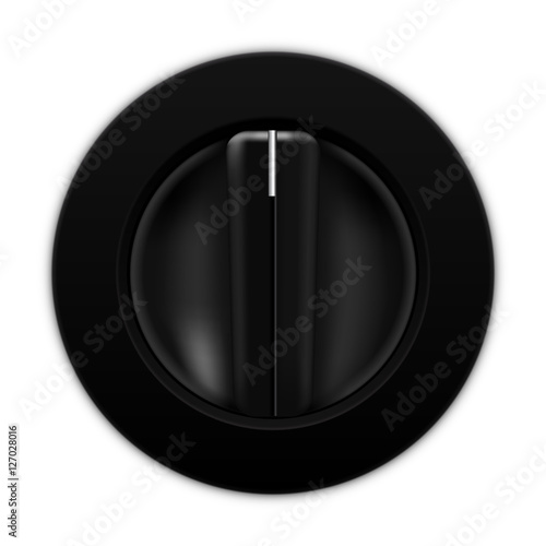 Universal blank selector. Car dashboard black switch