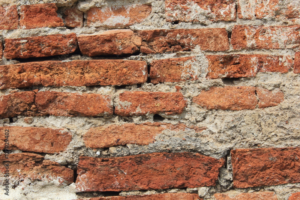 Obraz premium Old brick wall. Abstract background with old brick wall., Soft focus