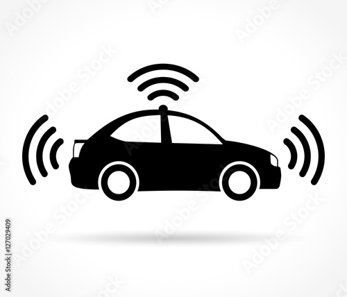 self driving car icon