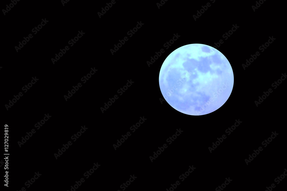 Obraz premium super moon, shot from Thailand