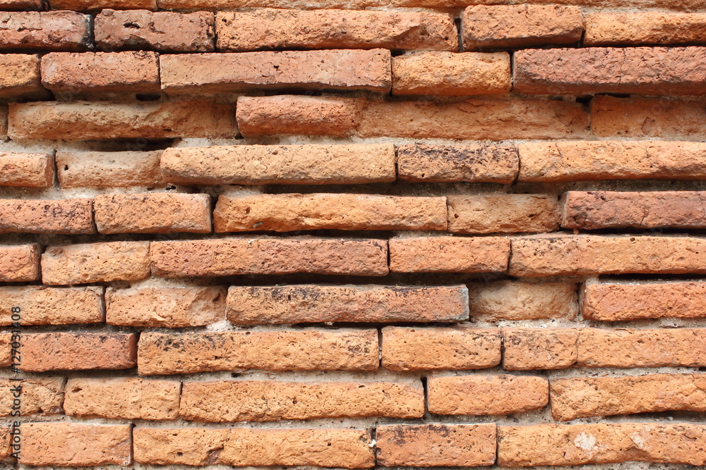 Old brick wall. Abstract background with old brick wall., Soft focus Old brick wall. Abstract background with old brick wall., Soft focus