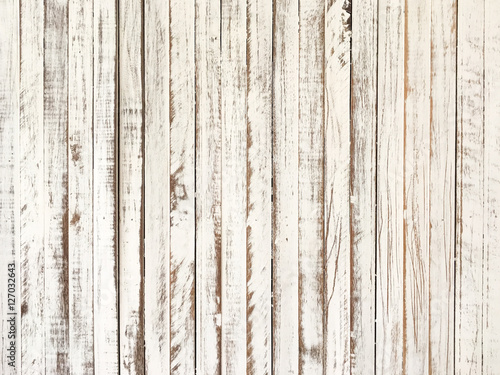 Weathered white painted wood.
