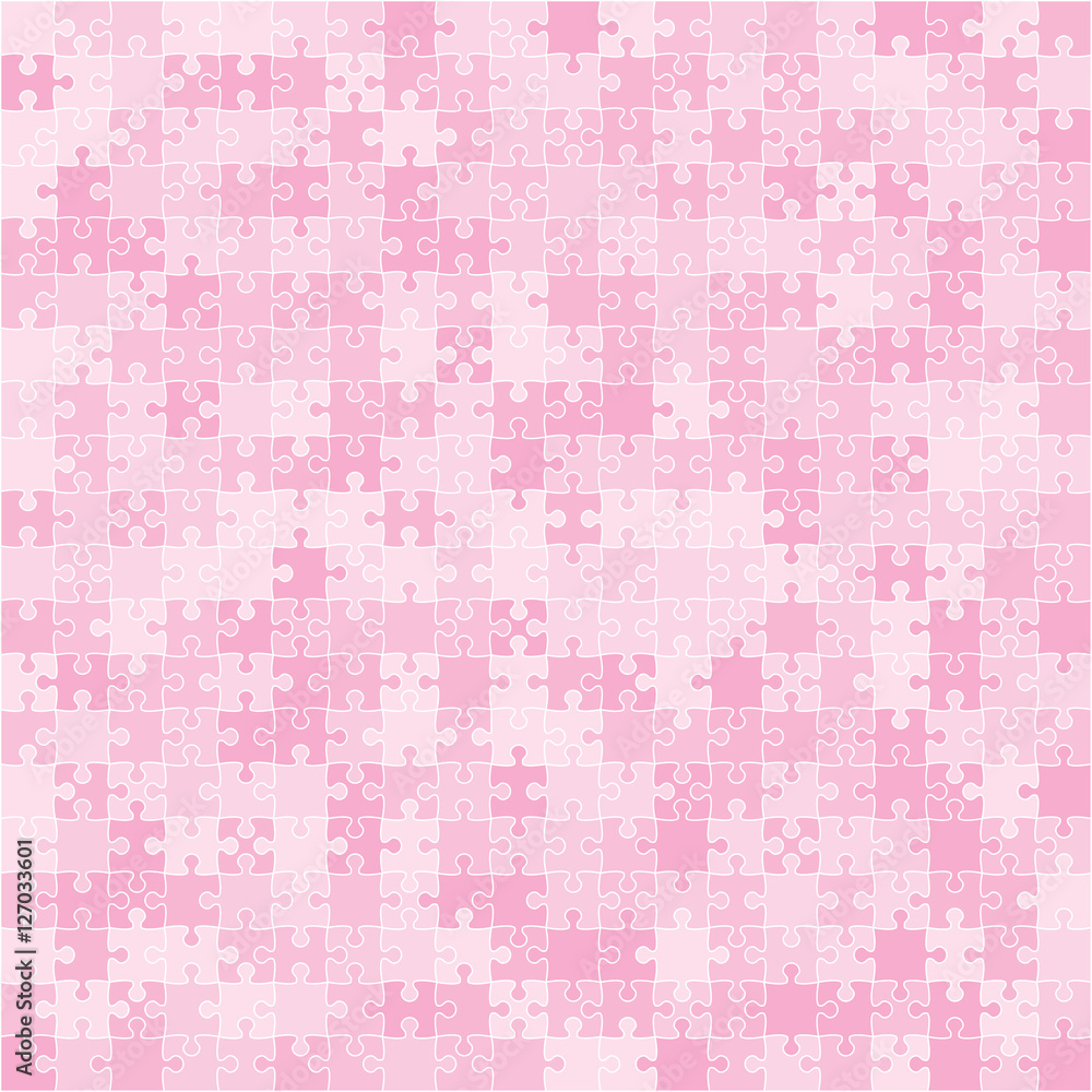 400 Pink Puzzles. Vector Illustration. 400 Pink Puzzles. Vector Illustration.