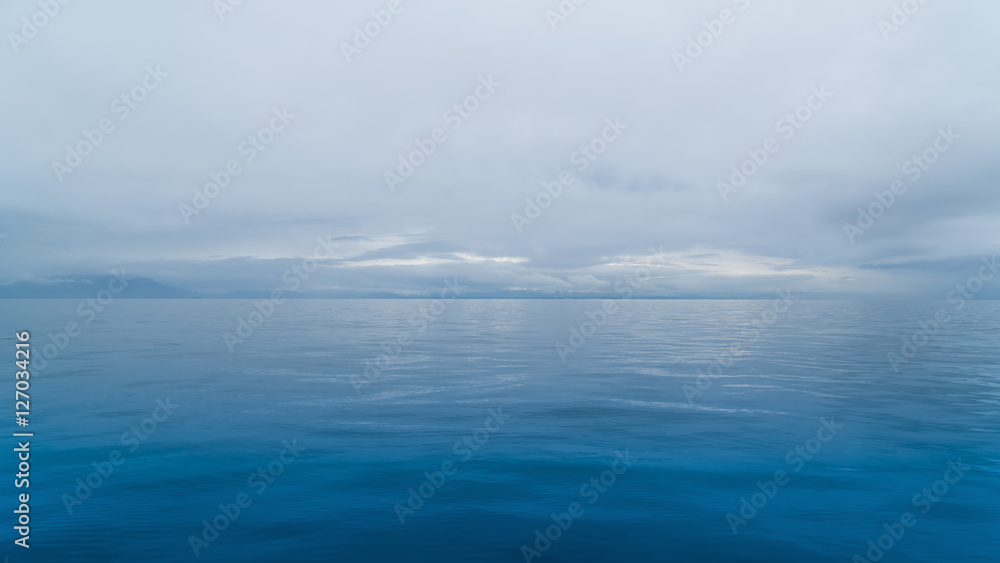 Sea merging with the sky