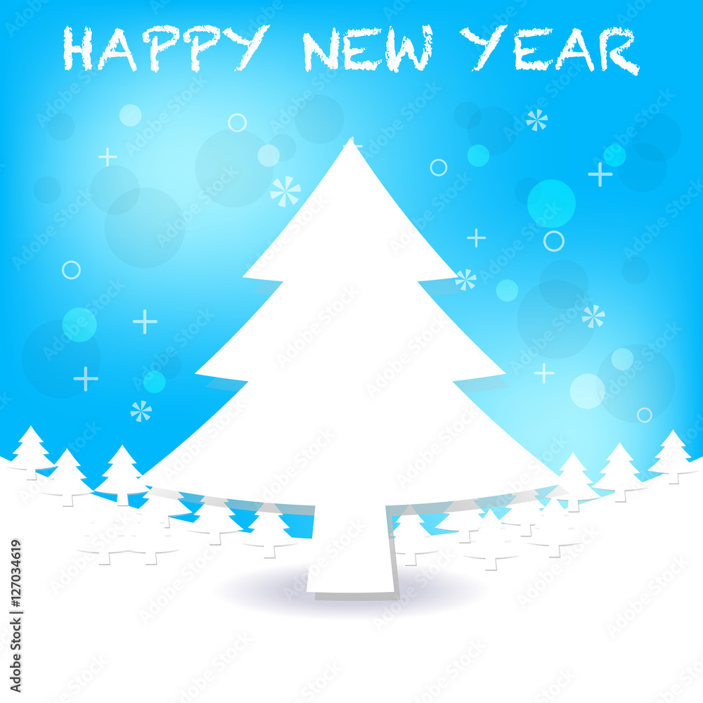 Merry Christmas and Happy New Year greeting and celebration card Merry Christmas and Happy New Year greeting and celebration card