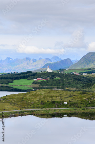 Church on Lofoten, Norway