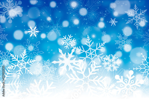 Christmas background with snowflakes