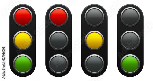 Traffic light schematic photo