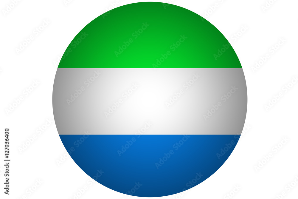 3D Sierra Leone flag ,Sierra Leone national flag illustration symbol. 3D Sierra Leone flag ,Sierra Leone national flag illustration symbol.