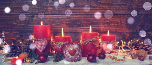 Adventskerzen - vierter Advent