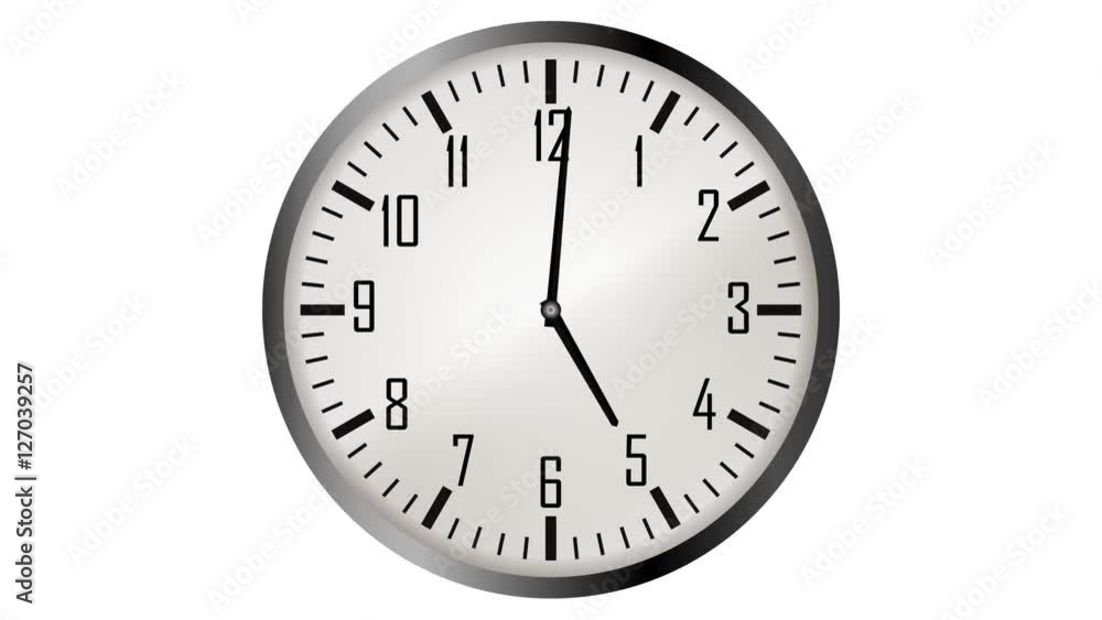 4K (UltraHD) loopable video animation of timelapse of clock Stock Video ...