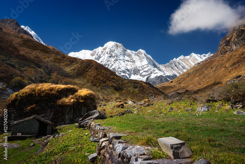 Annapurna I (8,091m) from Machapuchare base camp ,Nepal.