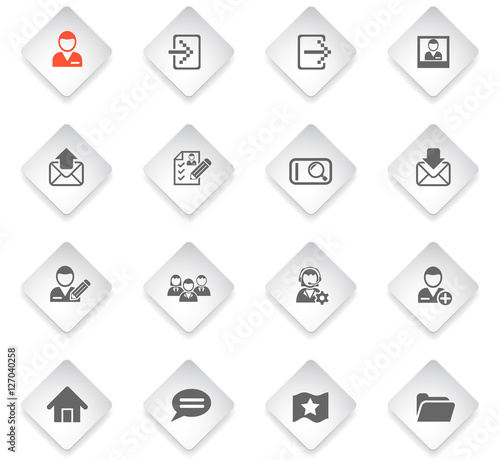 accaunt icon set