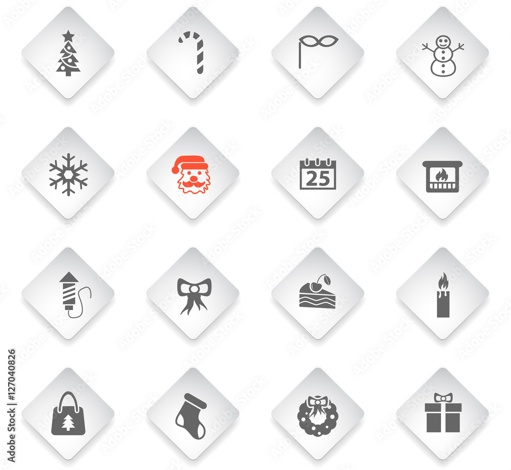 christmas icon set christmas icon set