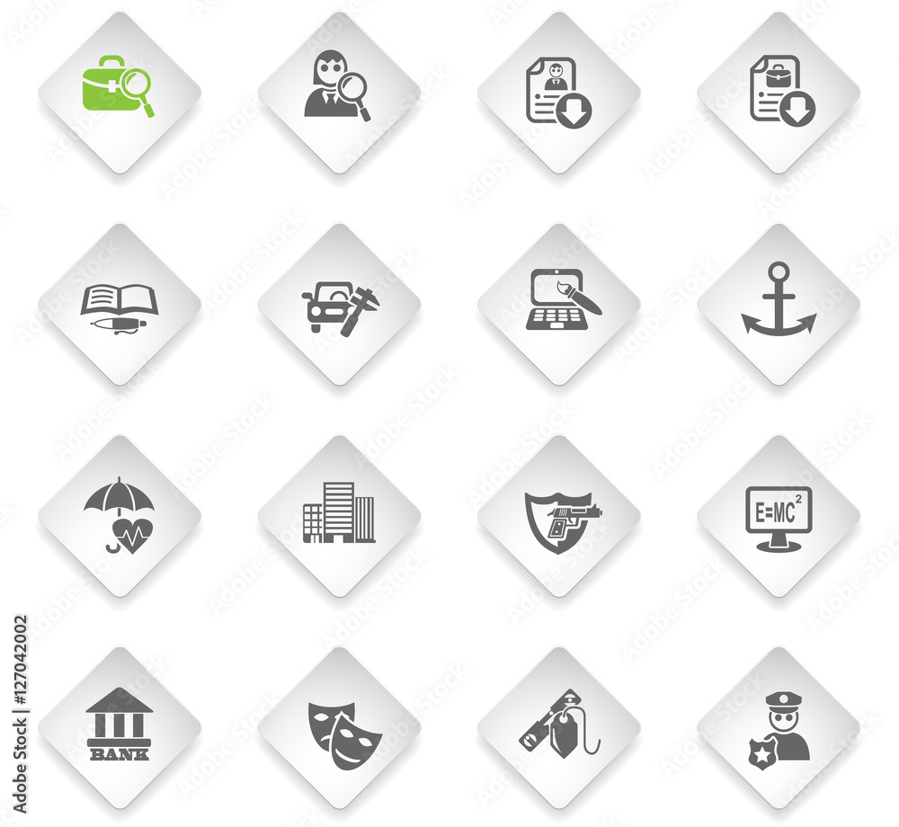 job search icon set job search icon set