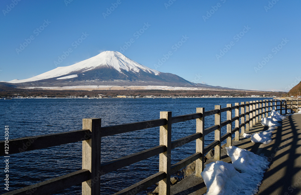 Mt.Fujiyama at Yamanakako Lake, Japan