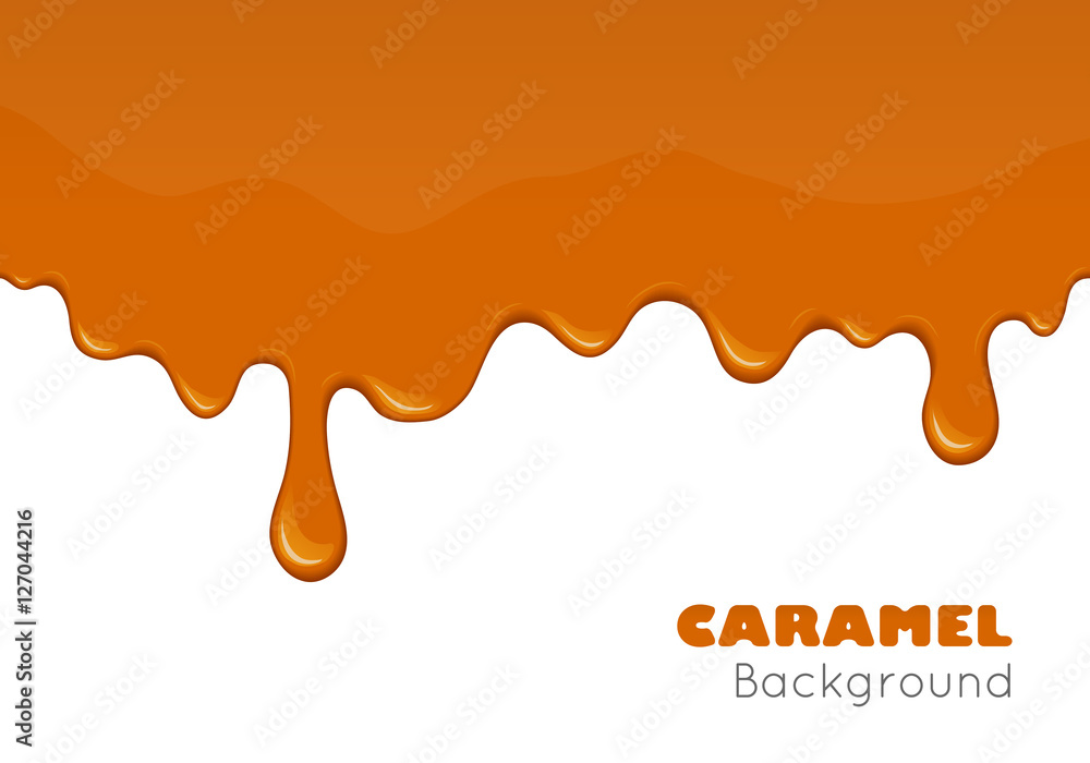 Vector caramel background or banner. Vector caramel background or banner.