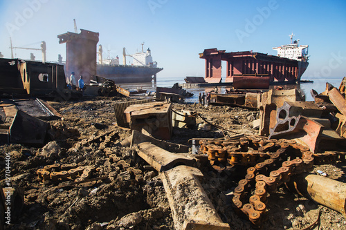 Chittagong Ship Breaking Yard
 photo