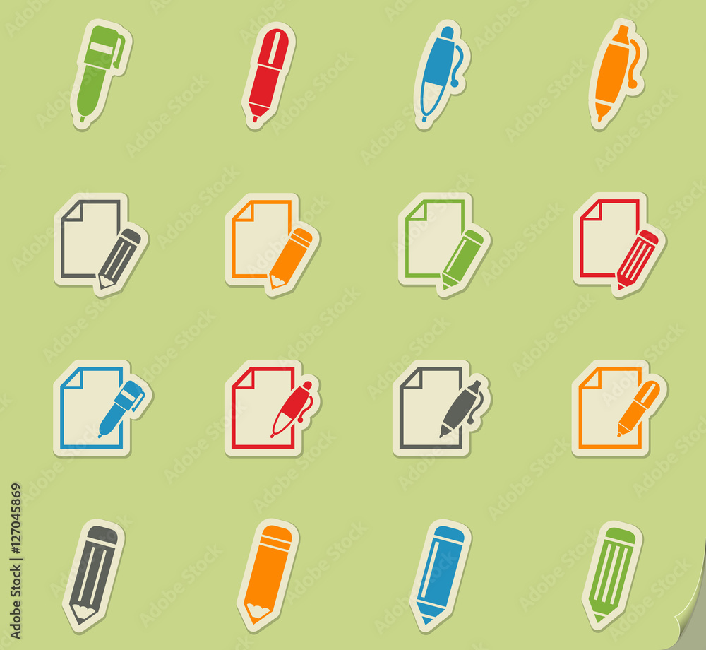 edit icon set edit icon set