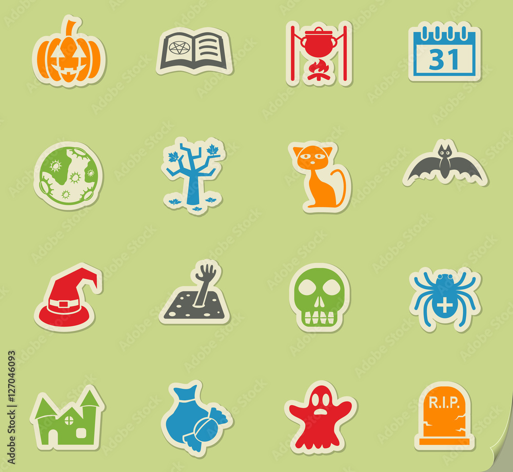 halloween icon set halloween icon set