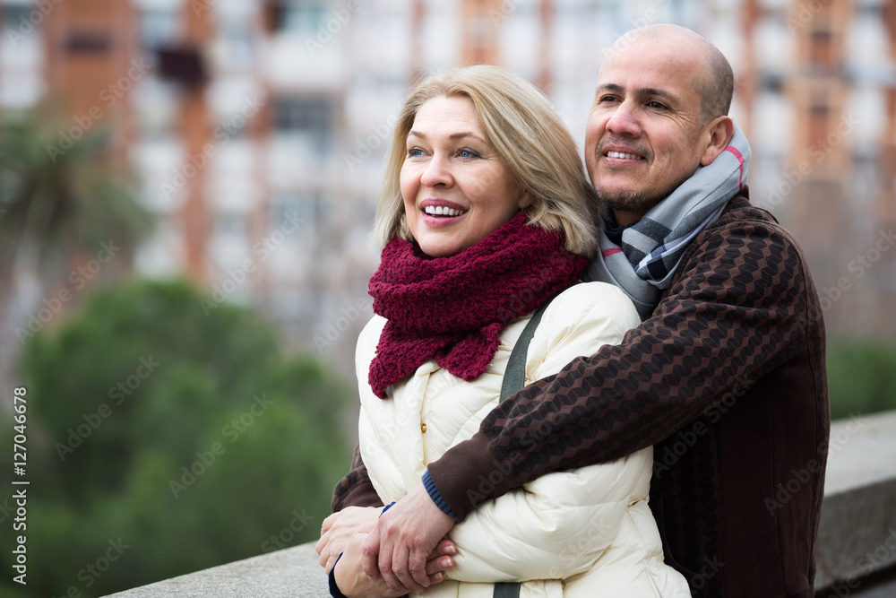 Fototapeta premium Happy mature couple outdoors.