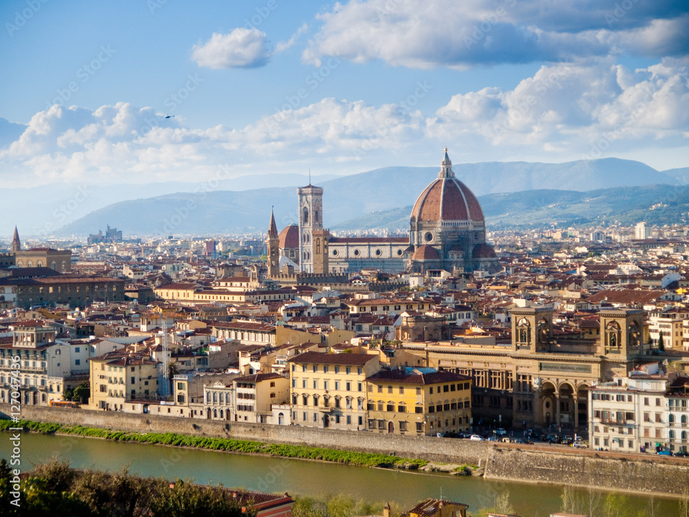 Preciosa vista de Florencia