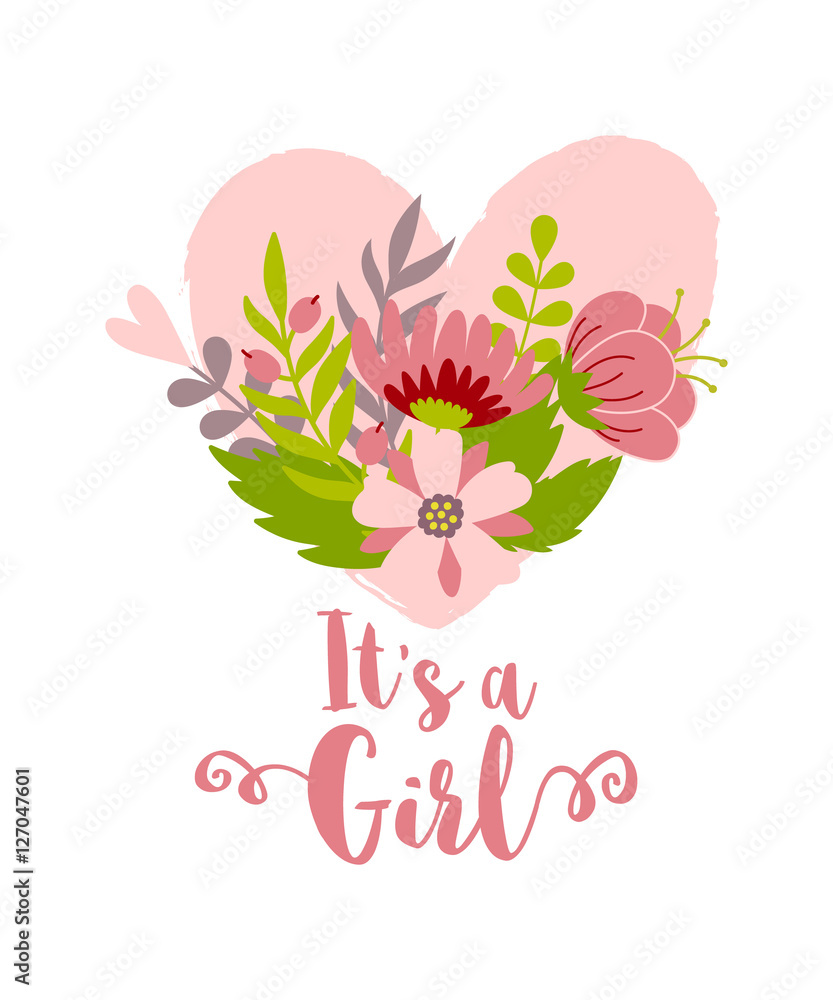 It's a girl card It's a girl card