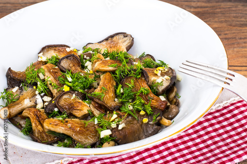 Fried Oyster Mushrooms