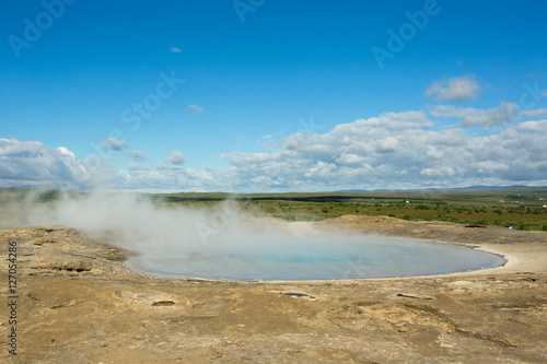 Sleep geyser in Iceland