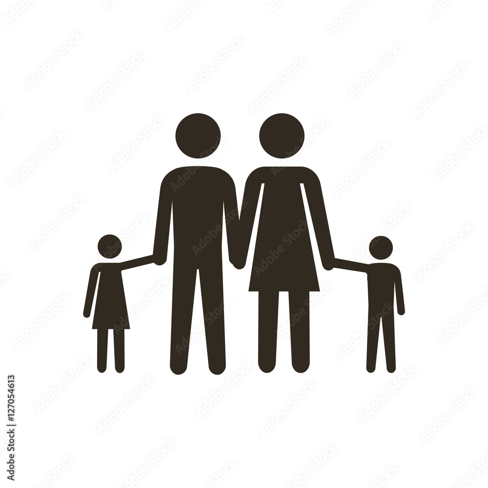 Family icon vector Family icon vector