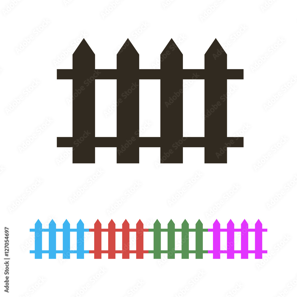 Fence icon vector Fence icon vector