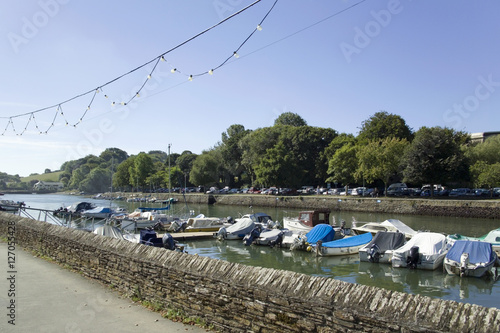 kingsbridge estuary harbour devon uk photo