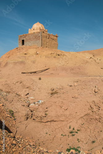 Old mosque on a hill in Morocco