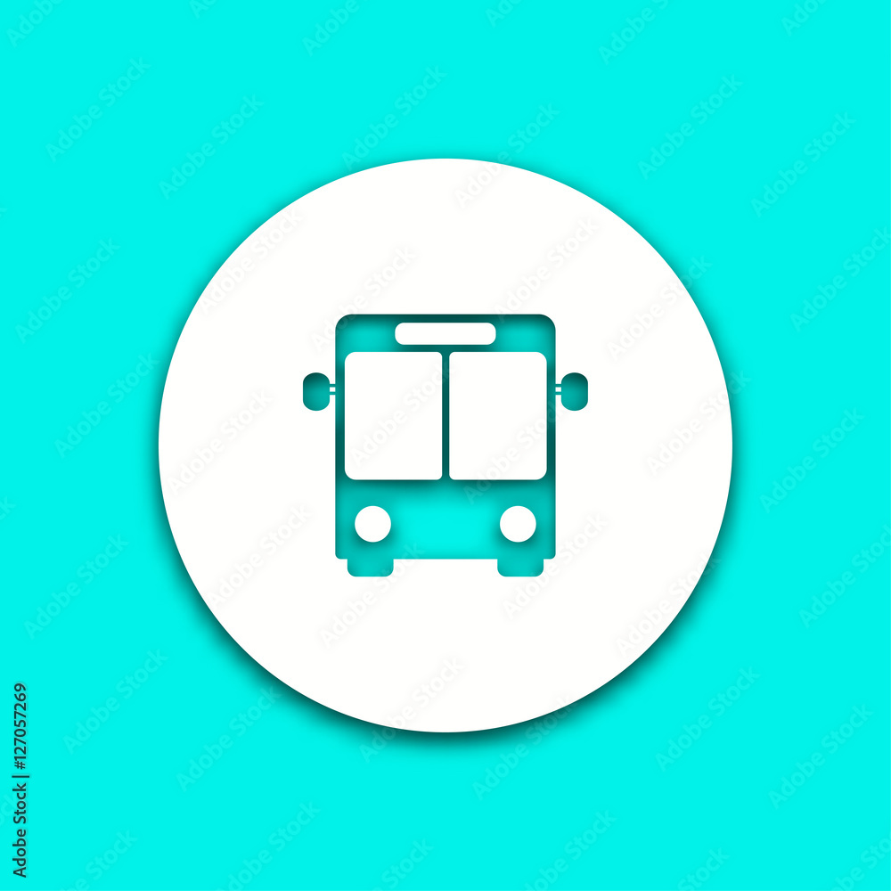 Bus - vector icon. Bus - vector icon.